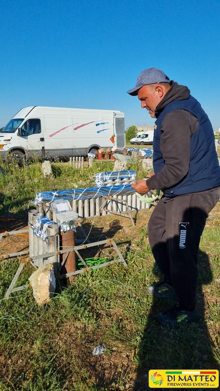 DISO (Le) – Santi Filippo e Giacomo Apostoli 2025 – Allestimento Spettacolo Pirotecnico Diurno